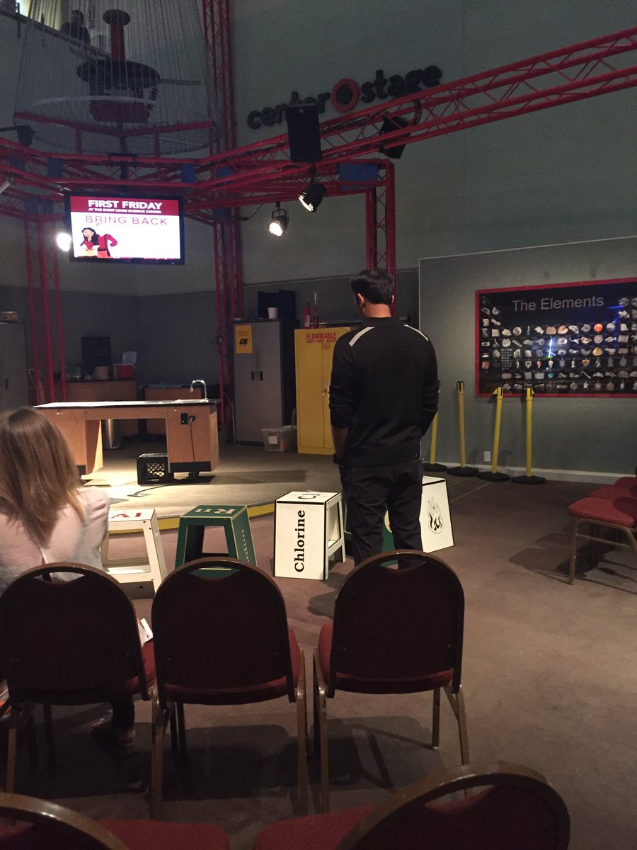 OpenDataSTL's tweet image. .@DJ44 getting ready to take center stage at @slsc First Friday! #hackforchange