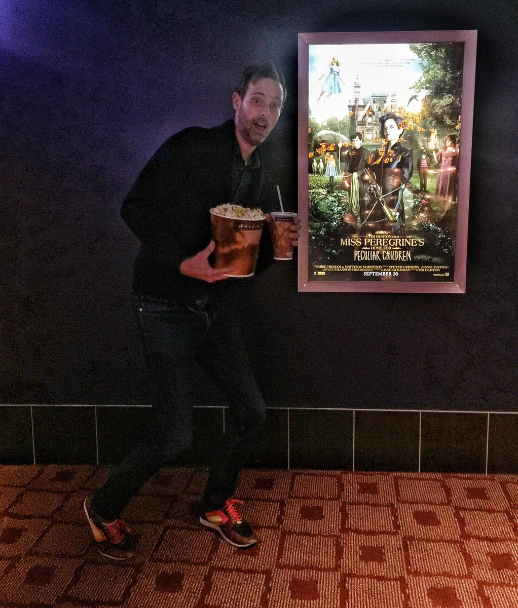 ransomriggs's tweet photo. Finally saw the @PeregrinesMovie poster in the wild! I may have freaked out a little https://t.co/Opuj5169E2