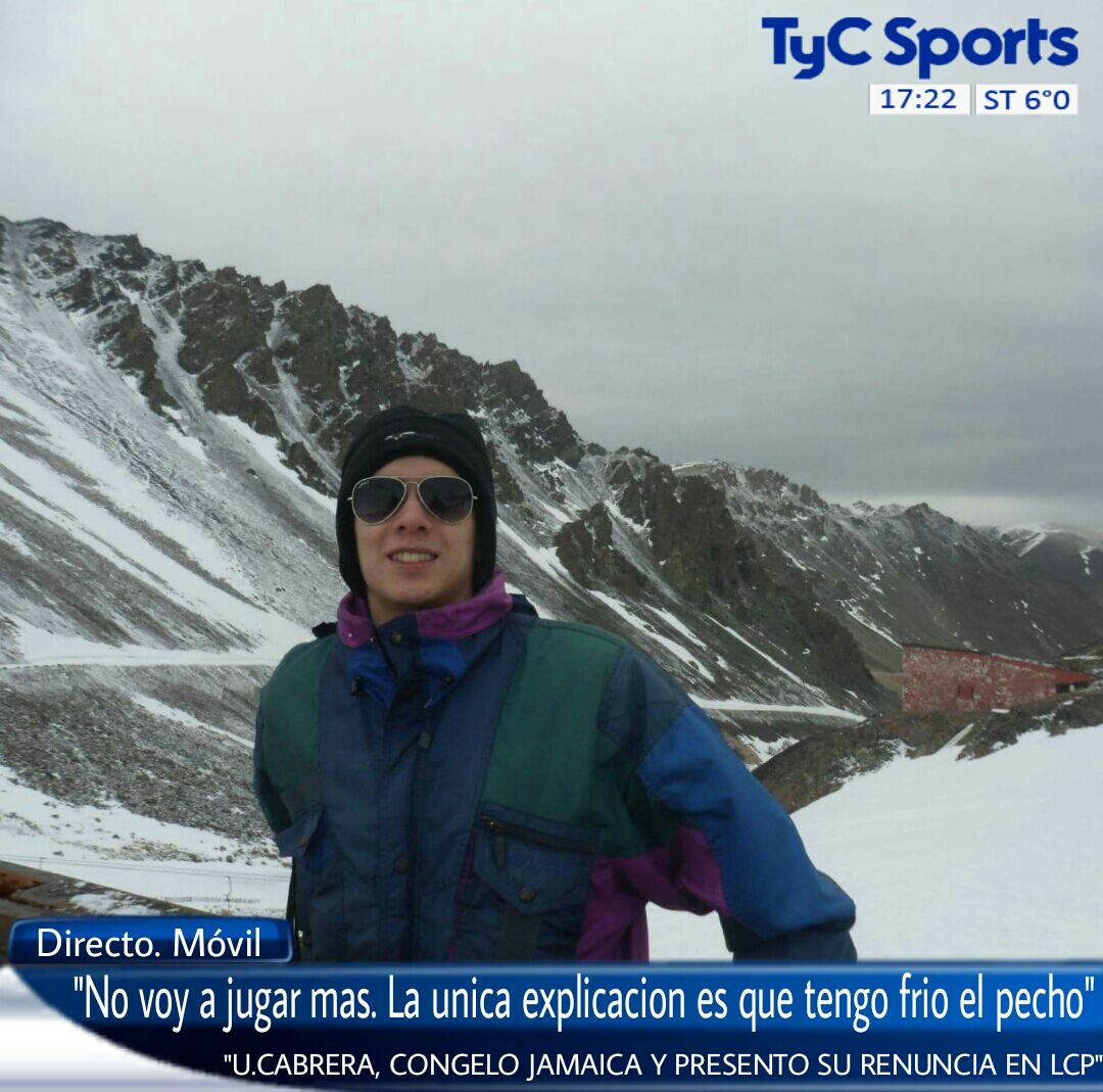 LCPOficial's tweet photo. #ClubLCP - De cara a la #Fecha2, U.Cabrera en una entrevista de @TyCSports dijo que ya no jugaría en el club. https://t.co/U1V8M84gax
