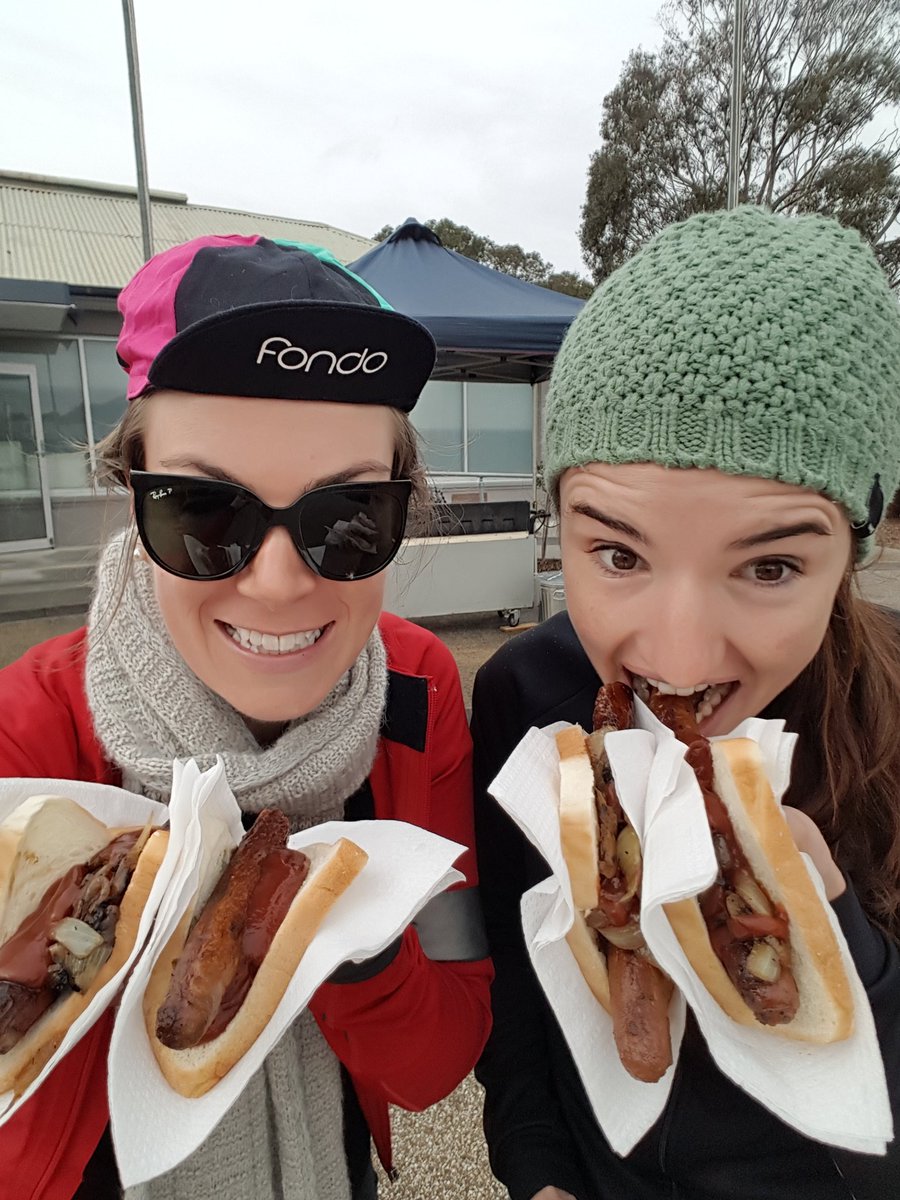 Post race nutrition with @BridgeElle