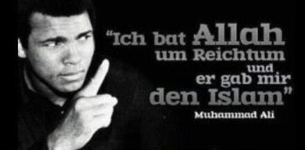 Allahtan zenginlik istedim, bana İslamı verdi diyen #ÇağımızınBilaliHabeşisi #MuhammedAli ruhun şad olsun.