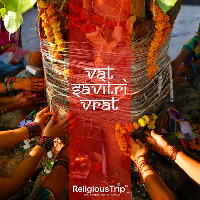 Vat Savitri Vrat observed by Hindu married women for health longevity of their husbands.