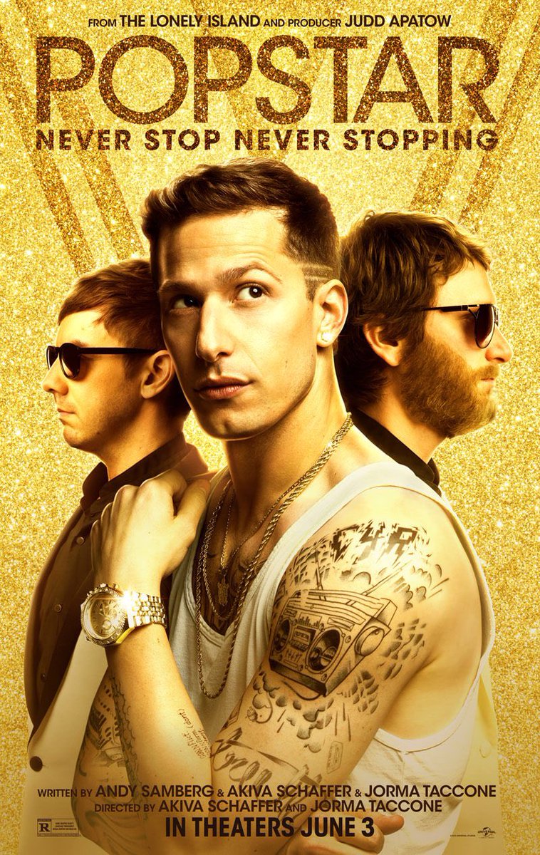 fishercruise's tweet photo. @PopstarMovie Is a wild kingdom of epic awesome. #squirreljam #partywolves #donkeyroll #frogjuice #poorseal 81/100 https://t.co/yWqmV1bWWp