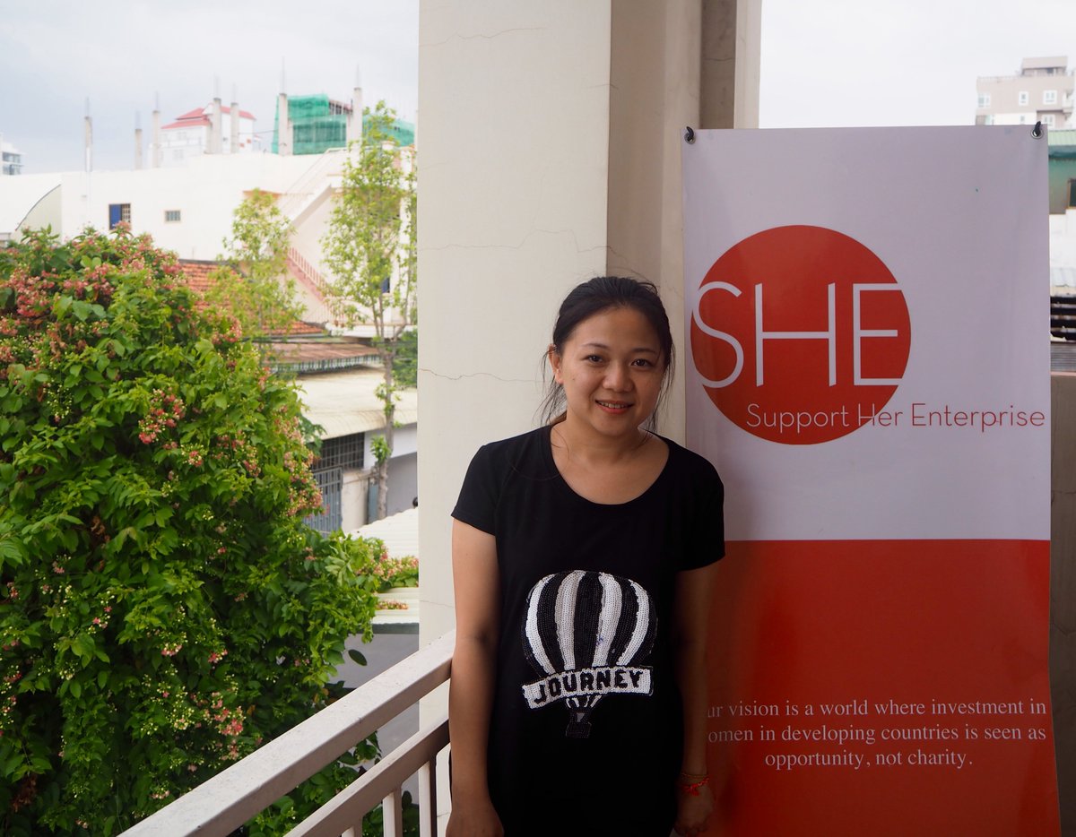 Last one! - Sreypov owns Hope For Women Tailor Shop -started to create employment for women with tailoring skills