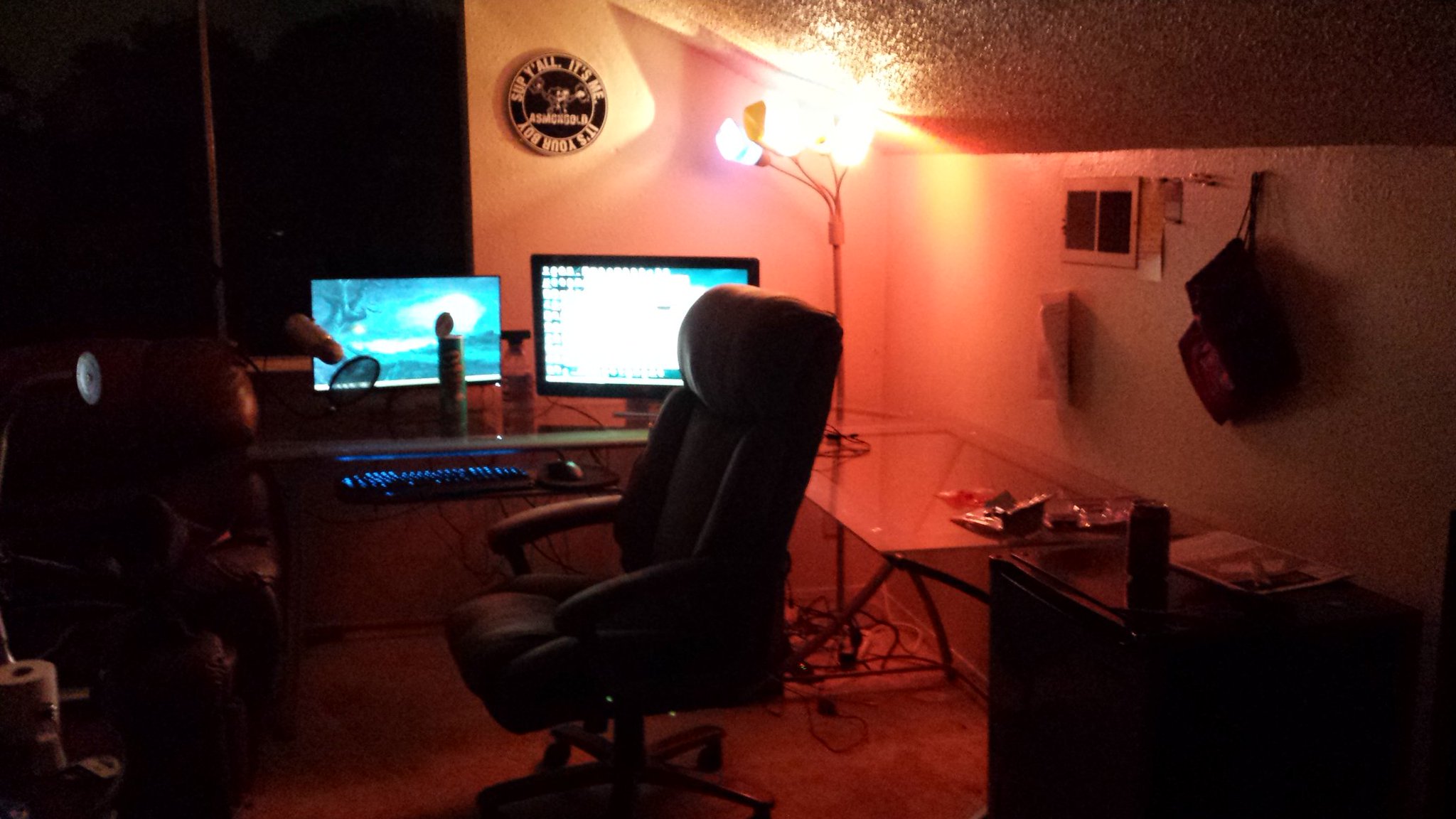 images Asmongold Room Picture zack on twitter new setup