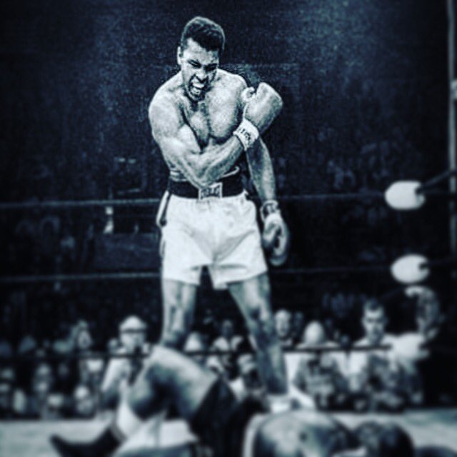JKaz425's tweet photo. Float like a butterfly, sting like a bee, RIP to the greatest of all time #MuhammedAli https://t.co/EWhWsV8ghR