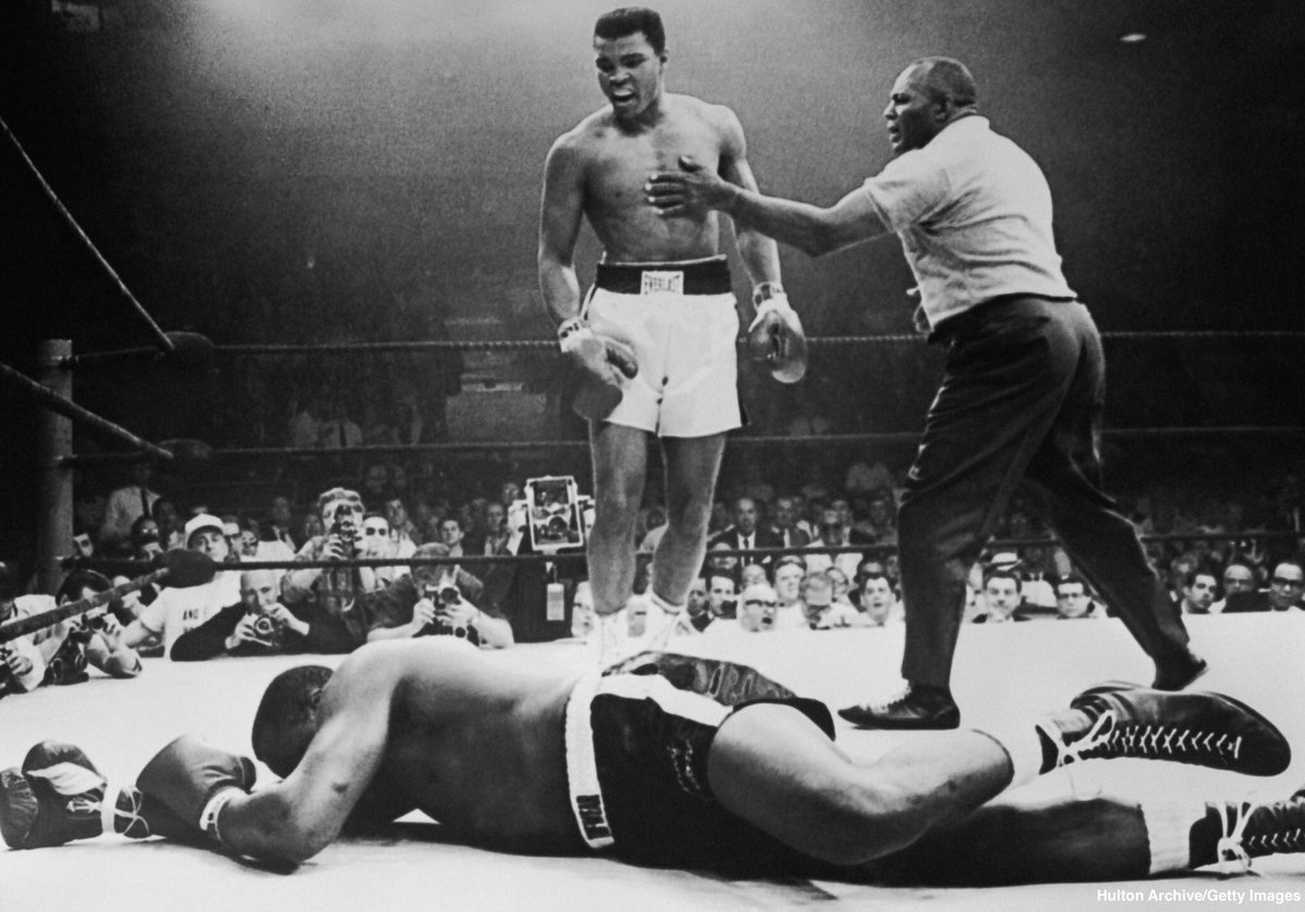 "Float like a butterfly, sting like a bee. His hands can't hit what his eyes can't see." #TheGreatest #RIPAli