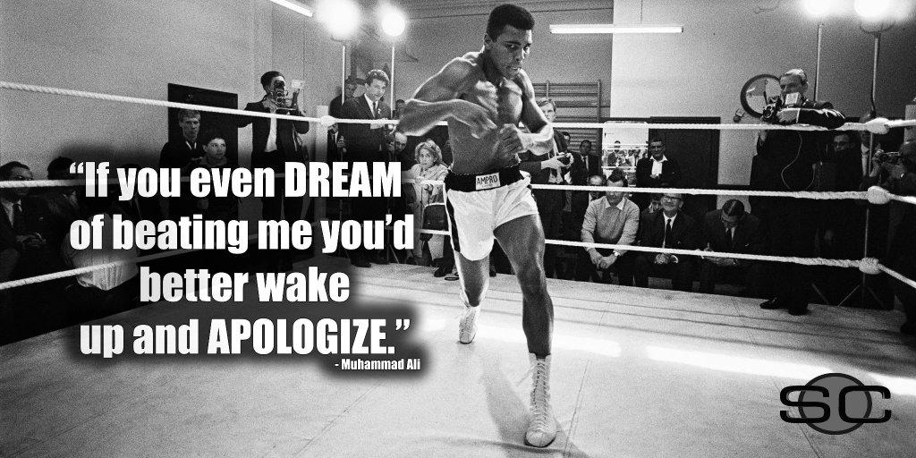 SportsCenter's tweet photo. Muhammad Ali owns a 56-5 career record, 37 by knockout. https://t.co/5kdby9ZUYO