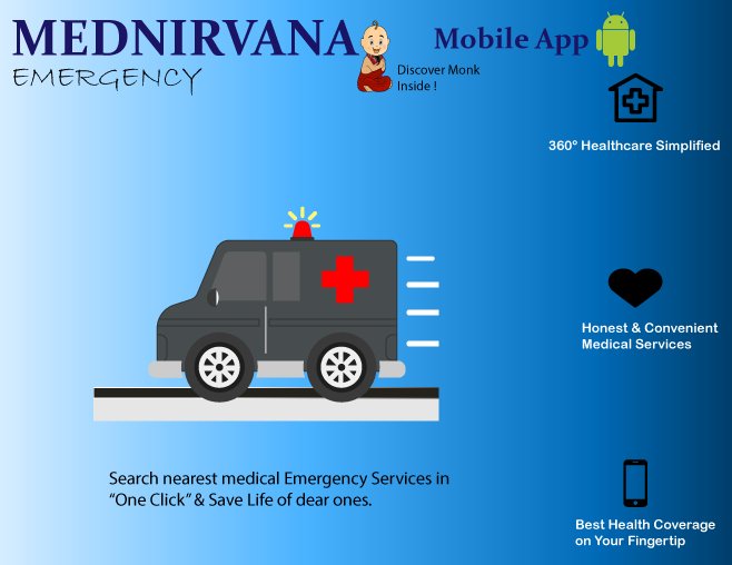 MedNirvana's tweet photo. With Mednirvana you have the contact details and map to the nearest medical emergency!! Download from Playstore https://t.co/RooBK7kD16