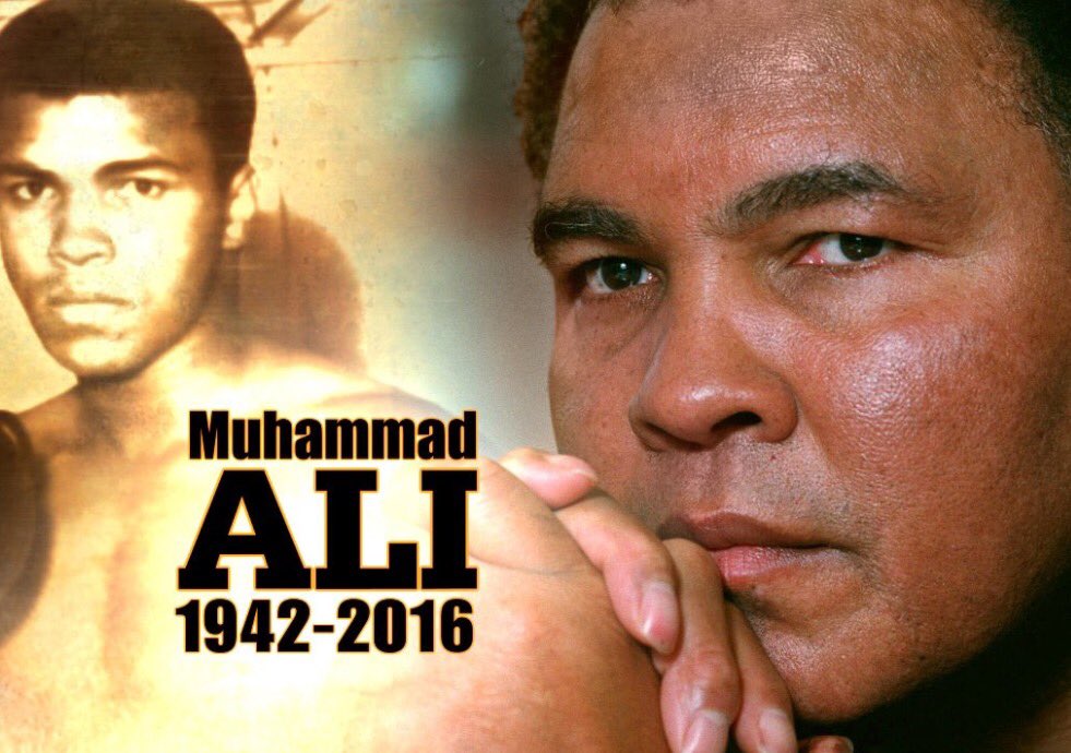 Muhammed Ali- Float like a Butterfly, Sting like a Bee!! RIP to the greatest #DoggPound Loved meeting you 🙏🙏😇😇