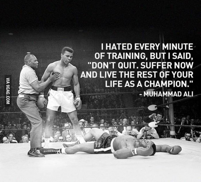 "He who is not courageous enough to take risks will accomplish nothing in life." RIP Muhammad Ali, The Greatest.