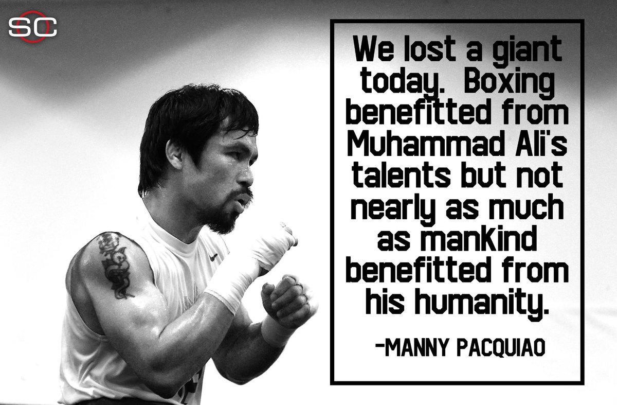 CkFRr05WYAA2XYe Sen. Pacquiao pays tribute to 'The Greatest' Boxing News - philippine sports news