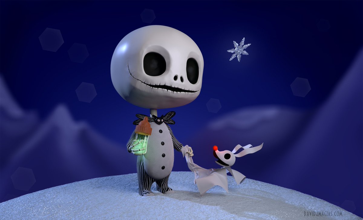 DavidJMacias's tweet photo. #little #jackskellington based on a concept by @willterry333 #willterry #timburton I'll make a wallpaper available. https://t.co/xV8zxZpZdH