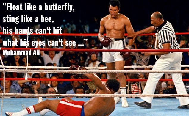 New York Daily News Float Like A Butterfly Sting Like A Bee Remembering Muhammad Ali S Greatest Quotes T Co Ea8ft5ogba