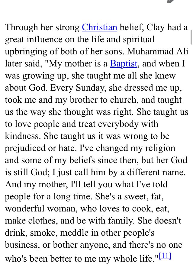TylerIAm's tweet photo. I've always loved this quote from Ali about his mother https://t.co/GqnB7FyKiB