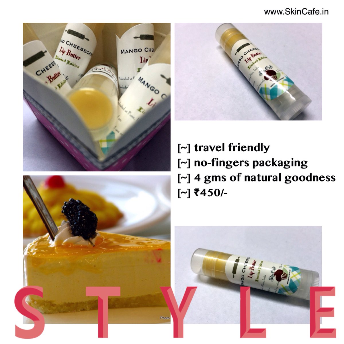 HSkincafe's tweet photo. Limited Edition Mango Cheesecake Lip Butter in travel friendly packaging #SkinCafe #lipbutter #lipbalm #handcrafted https://t.co/BU9RFjLq2F