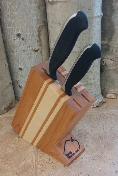 BisonBlocks's tweet photo. #FathersDay Perfect #artisan #Cherry #Maple #Knife #Block #artisan #rustic #art #Buy Here: https://t.co/eAIHfUb1gu https://t.co/H94HyBW9GG