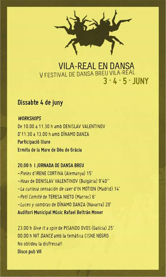 PepaCases's tweet photo. Ropa cómoda, zapatillas y ganas de bailar!!
A las 10h en la Ermita Mare de Déu de Gràcia. Participación libre!! https://t.co/WsYBAg8bGx