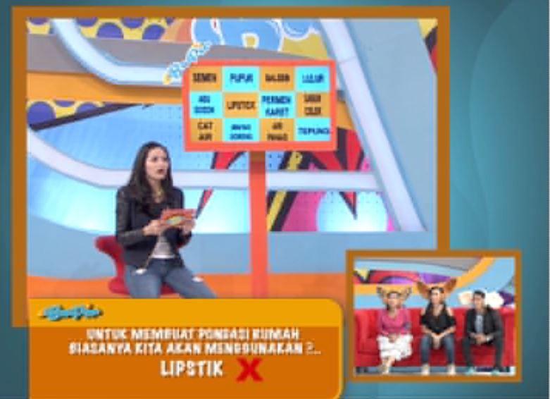 BaperRCTI's tweet photo. Wahahaha lipstik dipake buat pondasi rumah hahaha #WeekendBarengBaper https://t.co/AdBve2KD1n