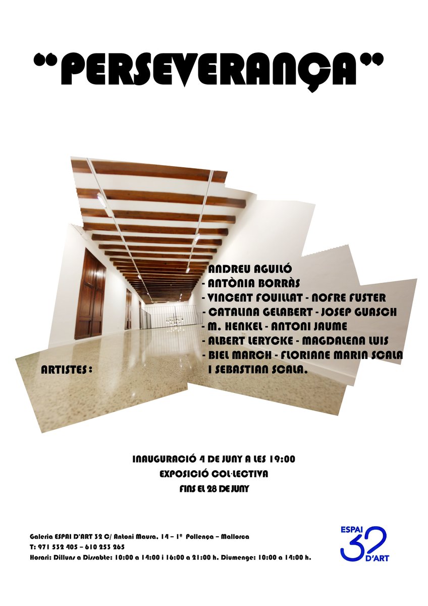 HOY A LAS 19:00 INAUGURACIÓN EXPOSICIÓN I NUEVO LOCAL.