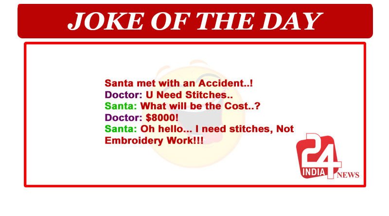reenabhagatt1's tweet photo. @jokeoftheday69 : Santa met with an Accident..! Doctor..
@JokeOfThaDay @JokeOfThaDay 
https://t.co/4Yxg6YXkiY https://t.co/dZrxBLuibH