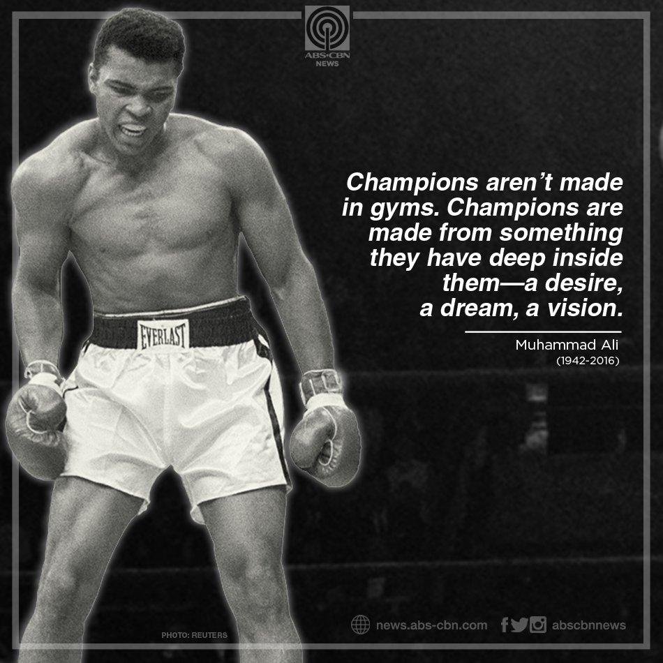 ABSCBNNews's tweet image. The "World's Greatest" is gone. But his words live on. Full story: bit.ly/1UBoMCg