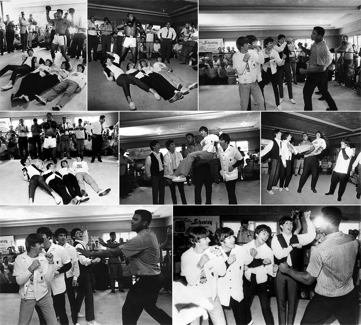 Muhammad Ali and The Beatles, 1964. bit.ly/1O8fKxs
