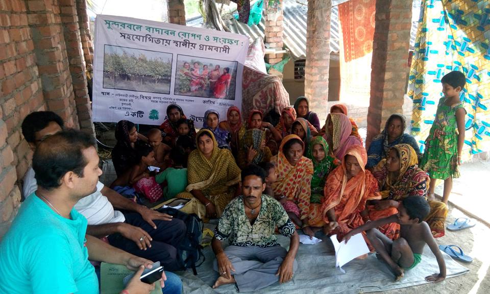 NewsEnviron's tweet photo. Nursery preparation training for afforestation and restoration of mangroves in Sundarban - sponsored by Al Natura. https://t.co/oCG0g3tOso