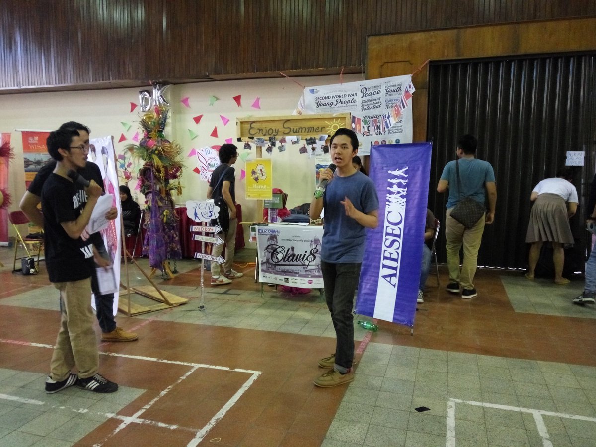 Nah kalo sekarang ada Perkenalan dari Komunitas AISEC lho! Yuk mampir! #ikiSMG2 #DiscoverSemarang