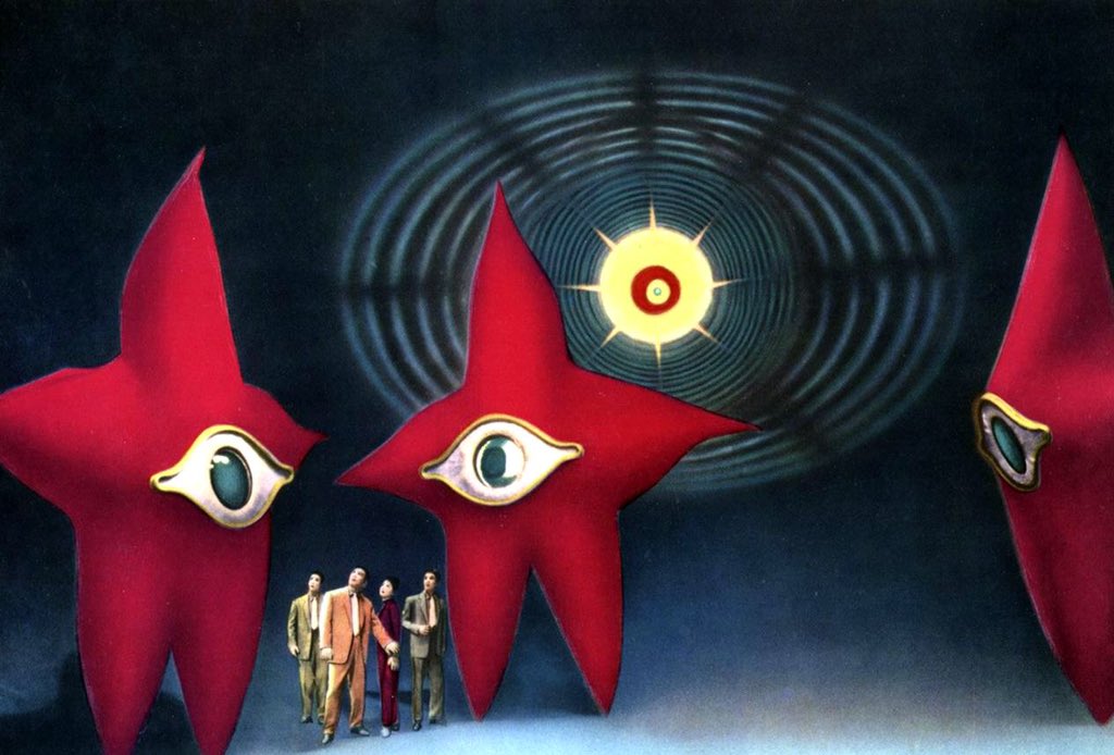 1956年1月公開の映画「宇宙人東京に現わる」のために岡本太郎が