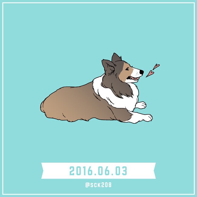 シェルティのtwitterイラスト検索結果 古い順