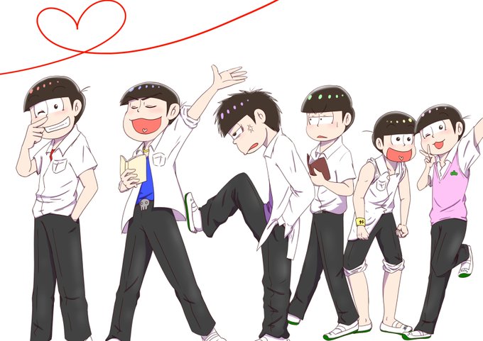 学生松のtwitterイラスト検索結果