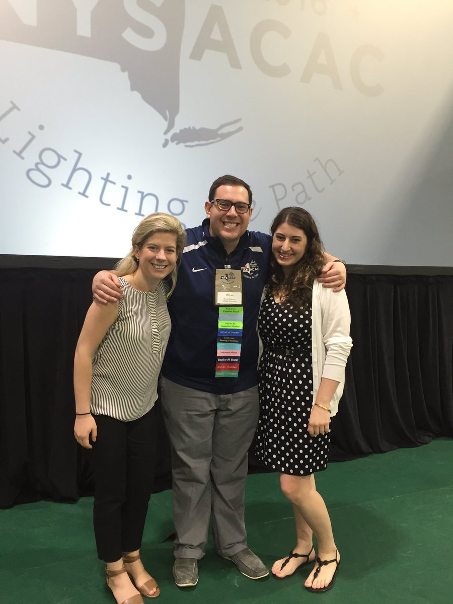 stephaniesimone's tweet photo. Our lovely @AdelphiU Senior Assistant Directors at the #NYSACAC16 Conference @NYSACAC https://t.co/PoXuNiWzCr