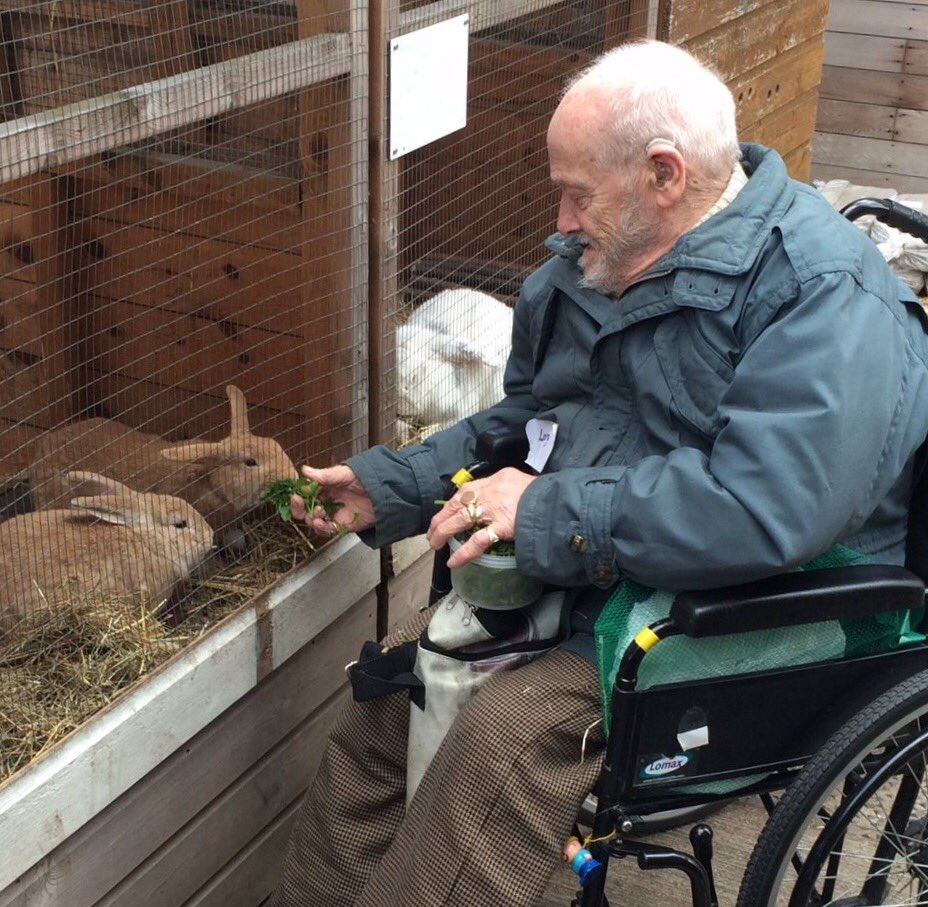 Weekend plans? Why not bring an older friend to enjoy the wonders of @StepneyCityFarm? #30DaysWild #CelebrateElders