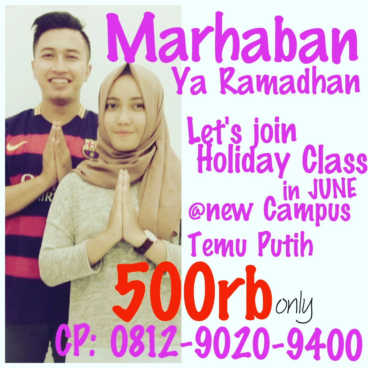 PbMultilanguage's tweet image. 500.000ルピアだけで、二つの言語を習えます！早く参加しましょう！