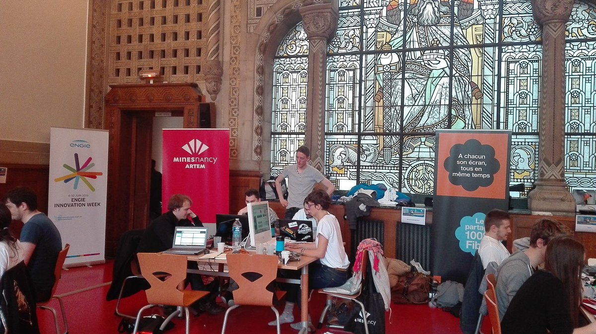 TBilesimo's tweet photo. C'est parti pour une nouvelle journée de codage, de brainstorming et de projets innovants 😀
#HackGrandEst #SmartCity https://t.co/bNZnh76IeZ
