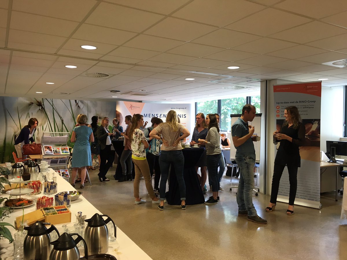 RINOgroep's tweet photo. #Gz alumni bijeenkomst met paulrijnders #kopmodel voorafgaand ad #opendag #rinogroep https://t.co/tiQNMa8nvi