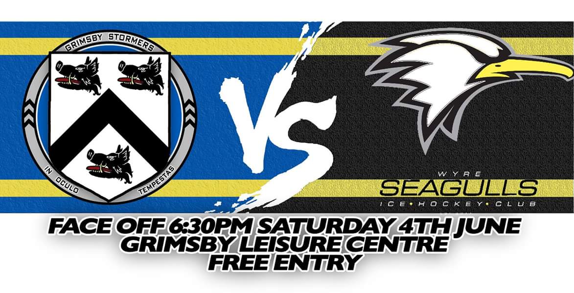 GrimsbyStormers's tweet image. It's game day at the GrimsbyDome! Bring the family, entry is free! 1-0-1 record versus @WyreSeagullsIHC #statmachine