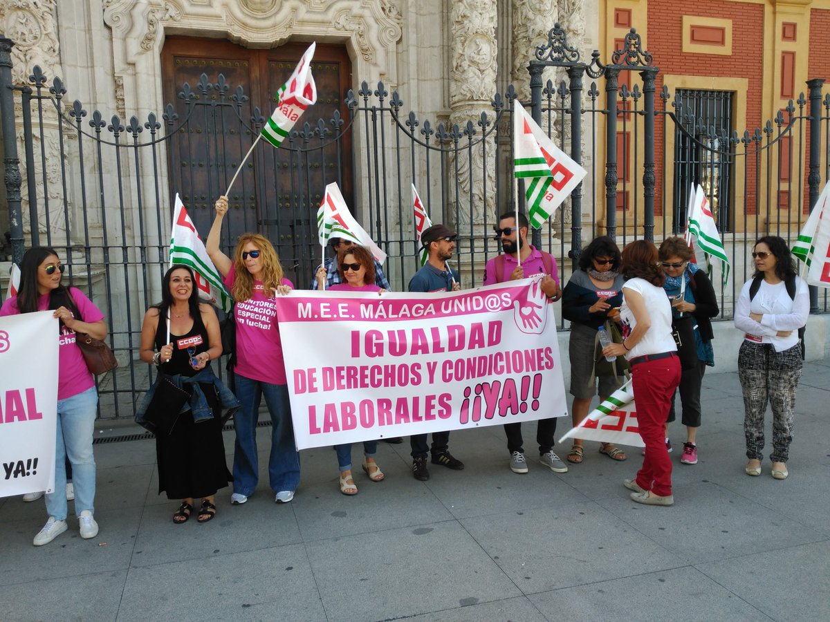 Por los mismos #derechoslaborales #igualdad
11:30 #SanTelmoSevilla protesta con nosotrxs 
@EducaAnd @feccooand