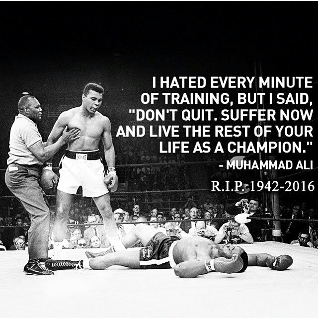 A great role model and inspiration will be missed #MuhammadAli
