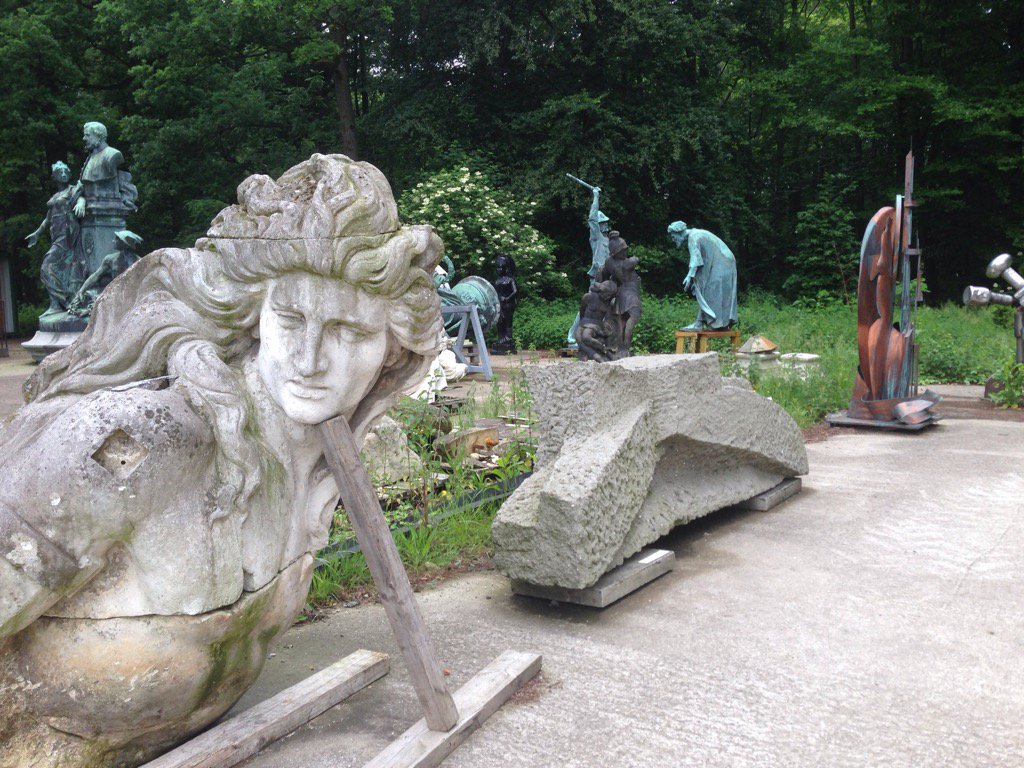 Middelheim in the morning. Waar is de tijd dat picknicken in was