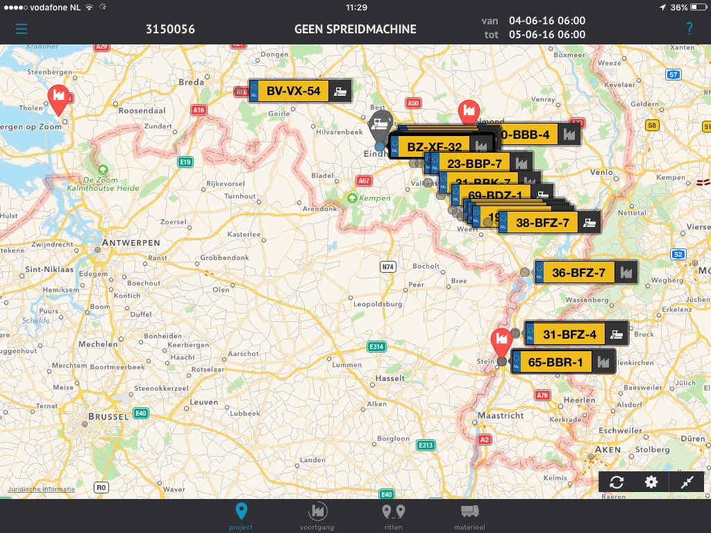 moosterveld's tweet image. Veel asfaltauto's onderweg voor vliegbasis Eindhoven!
@BAMInfra_nl zit midden in #industrie4.0 met @ThunderBuild