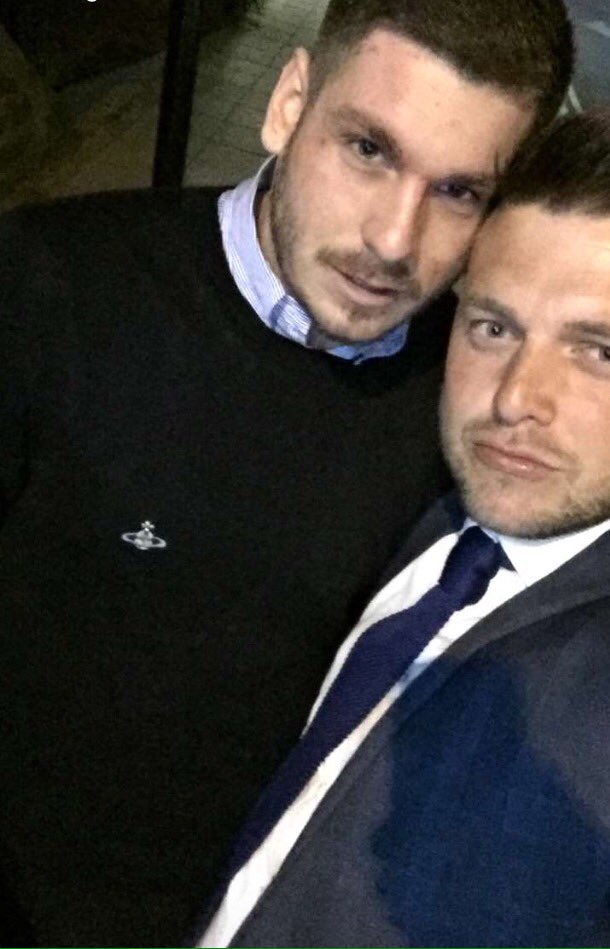 Good to see 2 ex Lancaster lads last night. #poutfortheladys 💙 <a href="/tayls1717/">Aaron Taylor</a> <a href="/19don89/">Michael Donlon</a>