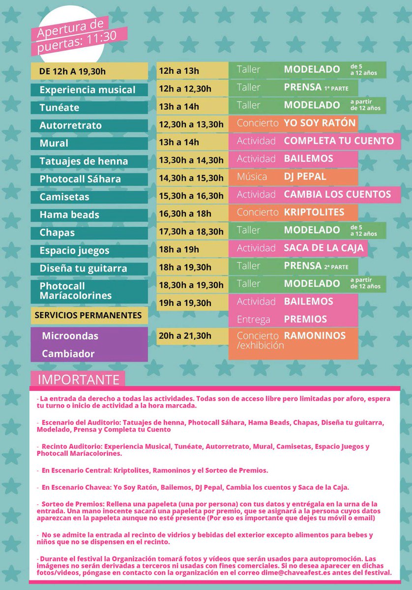 Piturdajaen's tweet photo. Comparte la programación del @ChaveaFest
Hoy ellos son los reyes!
#Chaveas #Jaen #ChaveaFest https://t.co/c7OKICzLOb