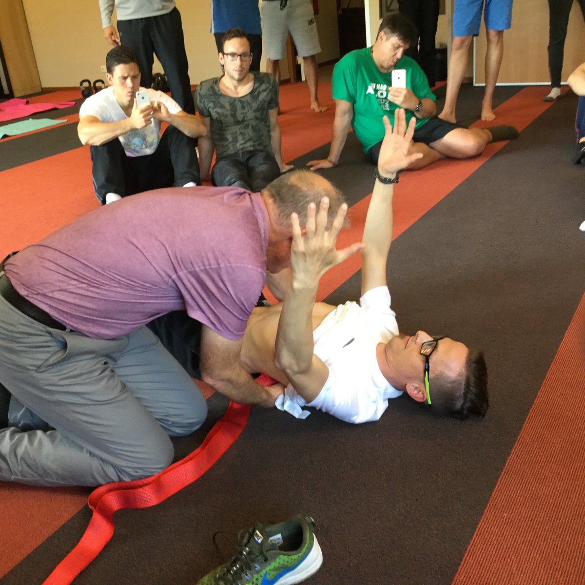 am_mazzieri's tweet photo. 4 1/2 mth position DNS exc for assessing and retraining trunk stability #ps2ad with @CraigLiebenson https://t.co/32KWG3sm8Q