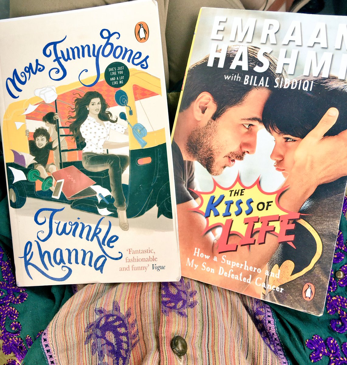 MawraHocane's tweet photo. Next reads.. @mrsfunnybones @emraanhashmi Finally got my hands on them.. 📚 looking forward to laughter &amp; learning.. https://t.co/mtqUuXn4ox