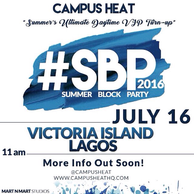 campusheat's tweet photo. July 16 - SBP; Summer Block Party by Campus Heat!
The Ultimate Daytime ViP Turn Up! #SBP2016 Let's Ball https://t.co/z5JO11jIsr