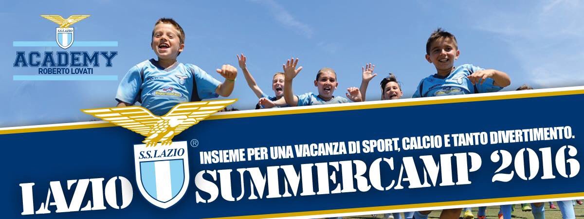 OfficialSSLazio's tweet photo. Piccoli biancocelesti, tra poco partono i #LazioSummerCamp 2016 ⚽️! Affrettatevi, la prima tappa è #Formello https://t.co/0TQxMZSHmT