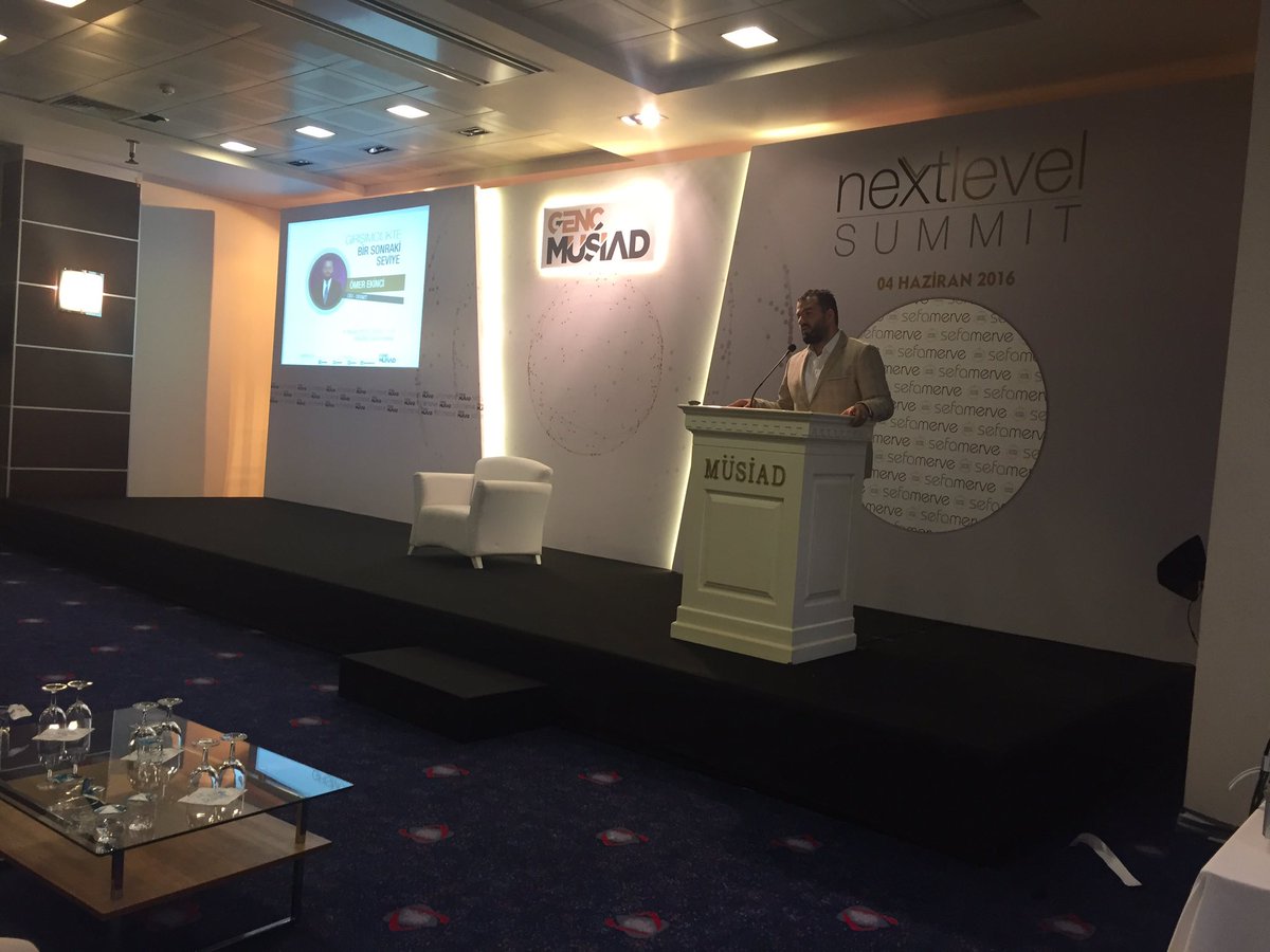 gencmusiad's tweet photo. Next Leve Summit "Girişimcilikte Bir Sonraki Seviye" oturumu ile devam ediyor! #NextLevel16 #ÖmerEkinci https://t.co/s5pHTSFWEa