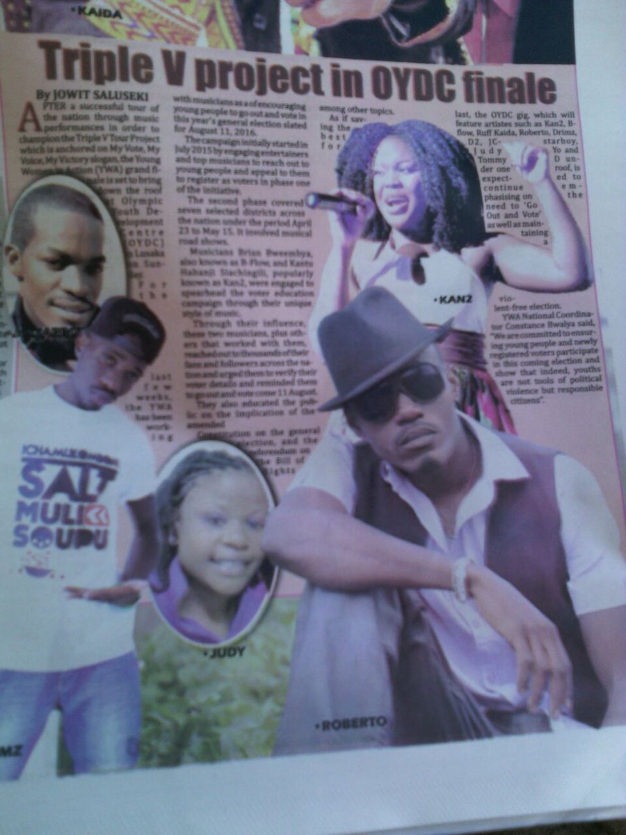 BwalyaCN's tweet photo. Its tomorrow at OYDC from 10-1700hrs #TripleVConcert @MyVoteZambia @glenmpani @ZEIC_2016 @yw_action https://t.co/Kllv0AnNf6